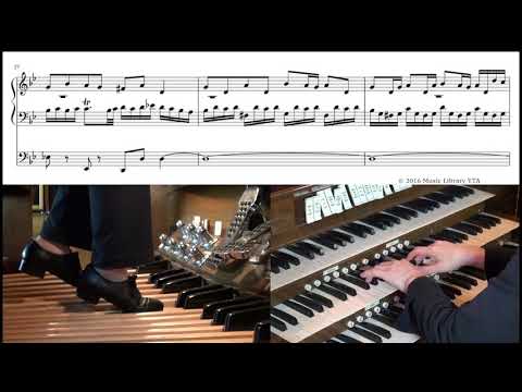 Bach, BWV 578 &quot;Little&quot; Fugue in G minor (Sheet music 楽譜), バッハ, 小フーガ ト短調