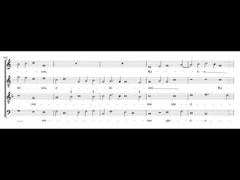 Dufay: Missa Ave regina coelorum - Kyrie - Cut Circle